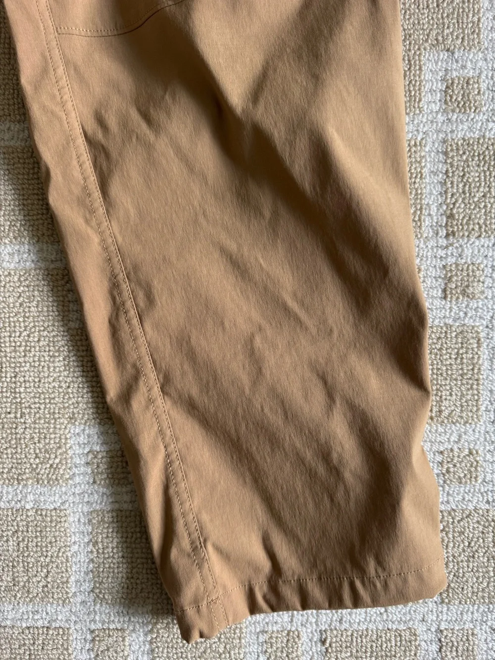 The North Face Limestone Trousers Nylon Stretch Hiking Pants Khaki Tan Large